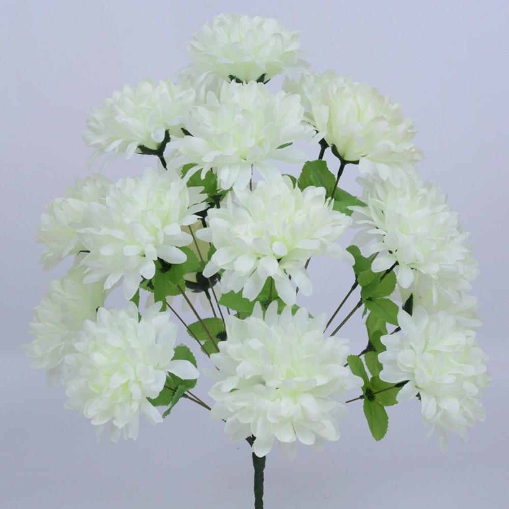 18 Heads Chrysanthemum Bundle Mini Qingming Festival Holiday Flower  Home Decorative