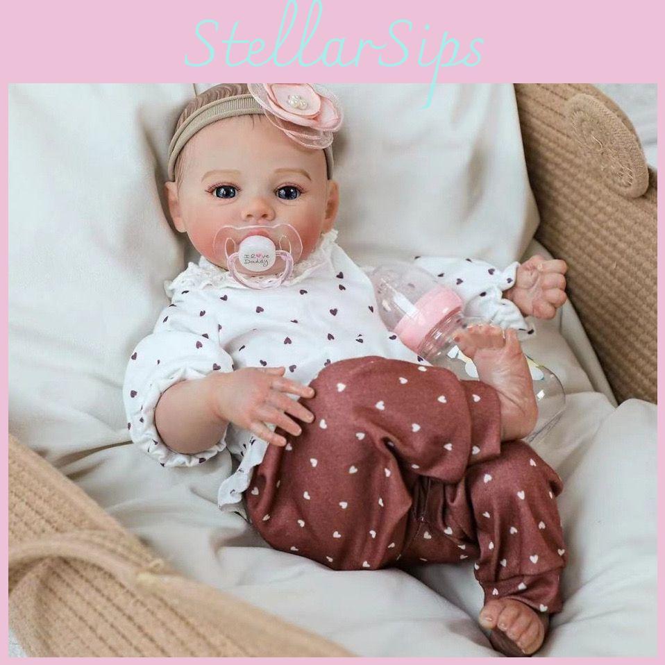 Silicone Reborn Baby Doll 46cm With Realistic Features For Collectors And Giftgiving