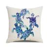 Home Decor Colorful Sea Turtle Watercolor Pillow Covers Pattern Cushion Cover Suitable for Sofa Bedroom Car Pillow Cover