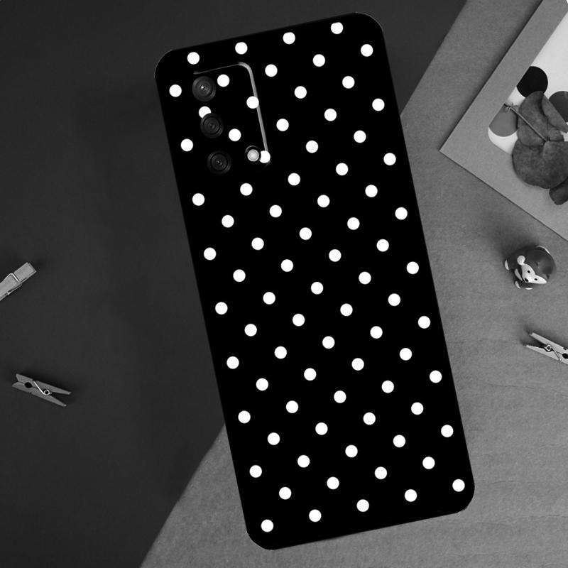 Black and White Dalmatian Cow Zebra For Oppo A18 A38 A58 A78 A98 A40 A60 A80 A74 A94 A54 A16 A76 A96 A15 A57S A17 A77 Phone Case