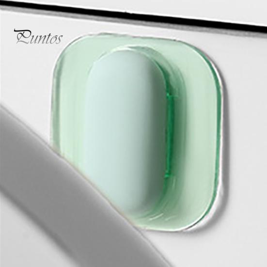 3Pcs/Set Silicone Door Stopper Punching Free Mute Stickers Door Handle Protection Pad Hardware Wall Mat Anti-collision Sticker