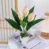 Künstliches Weißes Anthurium Blumenarrangement - Hochzeits- & Restaurant-Tischdekoration