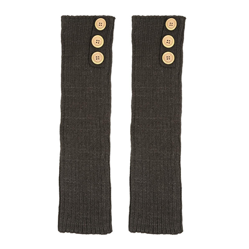 

1 пара полосатых гетр для женщин, девочек, модные ребристые вязаные длинные гетры, кавайные носки в стиле лолита для балета, танцев, йоги, вечеринки One Size темно-серого