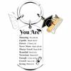 Graduation Keychain with Graduation Cap Charm Diploma Pendant and 2024 Year Number for Students Teachers Friends