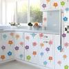 Dopamine Colorful Small Flower Outdoor Balcony Glass Mirror Beautification Decoration Stickers