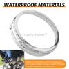 7Inch Headlight Trim Rings Black/Chrome Motorcycle Part For Harley Electra Glide Street Glide Ultra Limited Tri Glide 1994-later