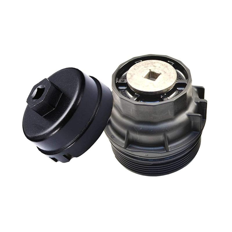 Oil Filter Wrench for Toyota & Lexus 4 Cylinder Prius Matrix Rav4 Auris Corolla Highlander Avalon Camry - Fits 3/8" & 1/2" Drive