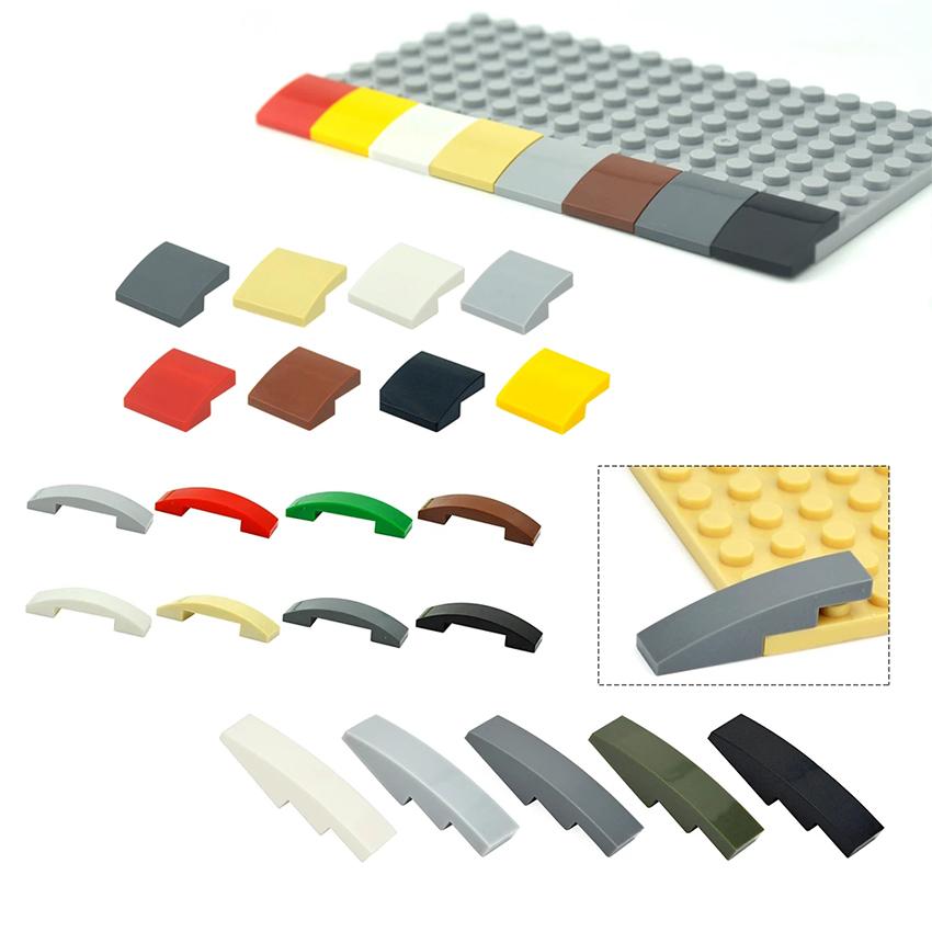 DIY Bricks Special MOC Parts Assembles Particles Compatible with 93273 Slope Curved 4x1 1x2 Double Hyperboloid Building Blocks