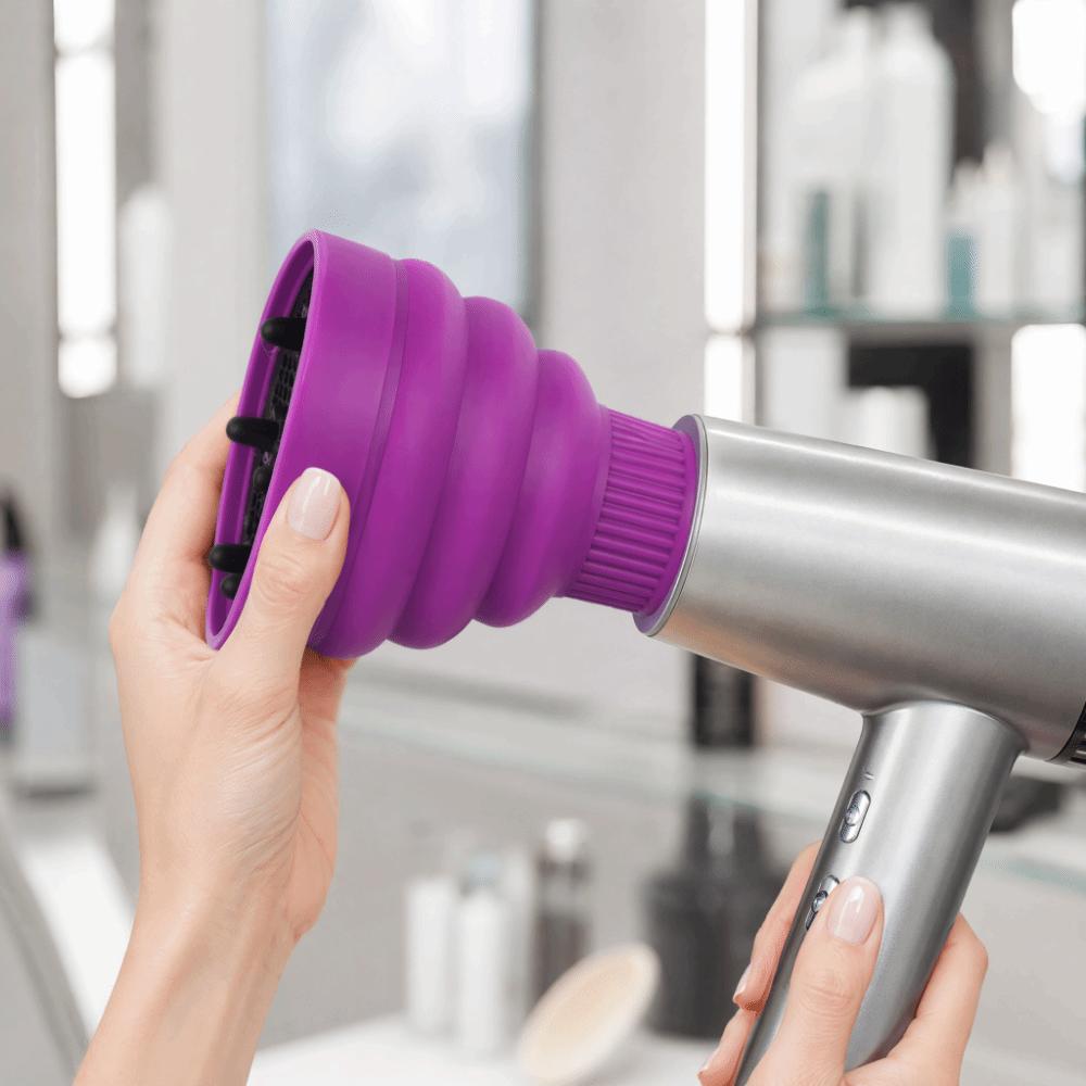 Silicone Material Silicone Hair Diffuser Folding Blow Dryer Diffuser  For Curly Hair