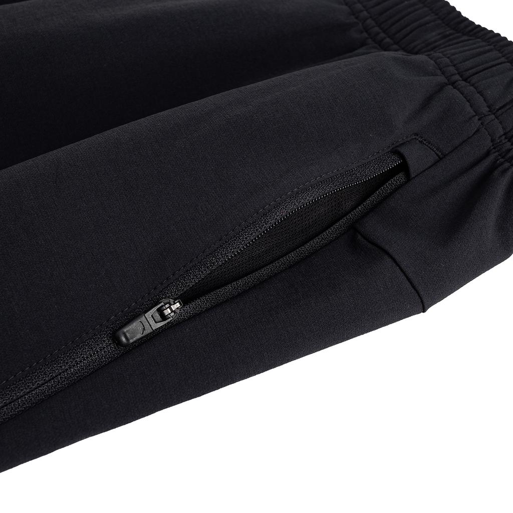 Anta Racing Running Series Woven Sports Long Pants Men bottoms Basic-Black 152615501-1