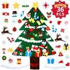 DIY Felt Christmas Tree Christmas Decoration for Home Navidad 2025 New Year Christmas Ornaments Santa Claus Xmas Kids Gifts