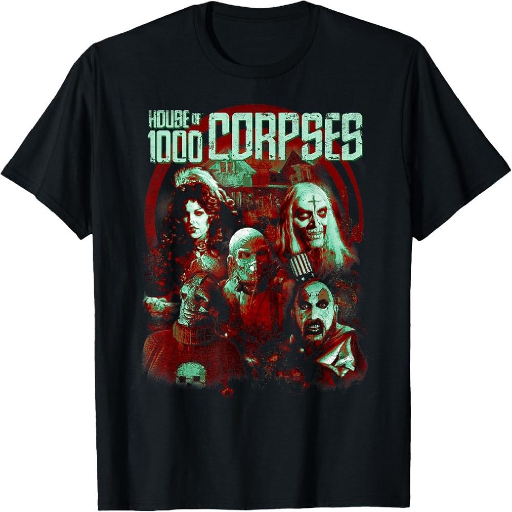 Футболка с персонажами фильма «Дом 1000 трупов» XXXXXL чёрный