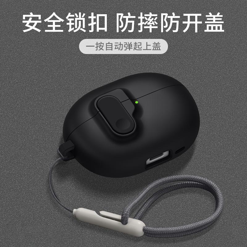 Case for Huawei Freebuds Pro 4 3 Luxury Wireless Bluetooth Earphone Case with Hook Shockproof Protect Cover for FreeBuds Pro 4 3