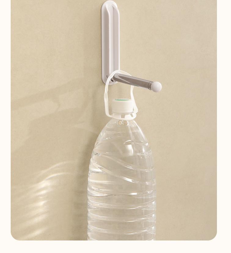 

Retractable No-Drill Multifunctional Hanger Storage Holder one size білий