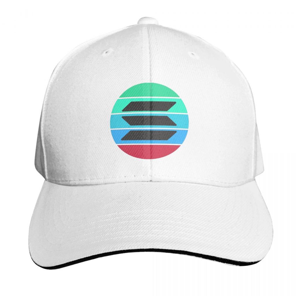 Solana Crypto Solana Cryptocurrency SOL Cap Fashion Casual Baseball Caps Adjustable Hat Hip Hop Summer Unisex Baseball Hats