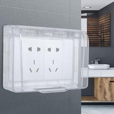 Wall-mounted Switch Protective Cover Self-Adhesive 86 Type Protection Socket Plastic Socket Waterproof Box Bathroom