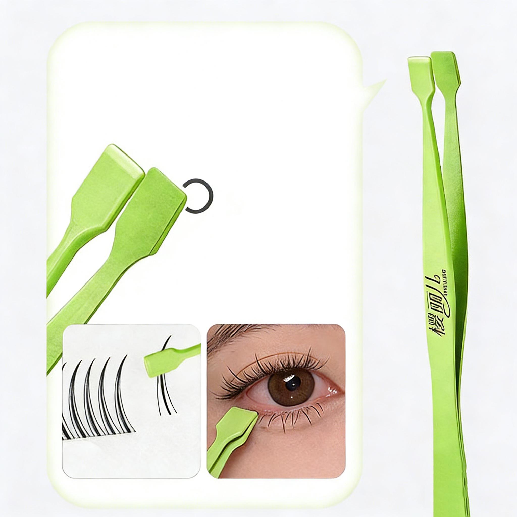 

Cosmetic Clips High Quality Grafted Eyelash Tweezers False Eyelash Tweezers Super Hard Stainless Steel Tweezers For Eyelash