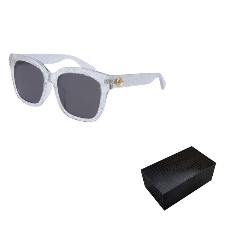 GUCCI Eyewear Double G Square frame Sunglasses (Unisex) Sunglasses GG0034S