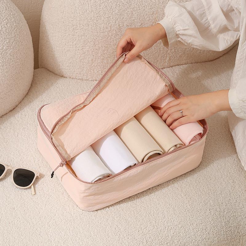 Travel Organizer Set With Nylon Material For Casual Trip And Packing Efficiency