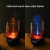 200ML Retro Style  Diffuser with Flame Effect  Aromatherapy Humidifier, Timer Settings, Ambient Lighting, Waterless Auto-Off