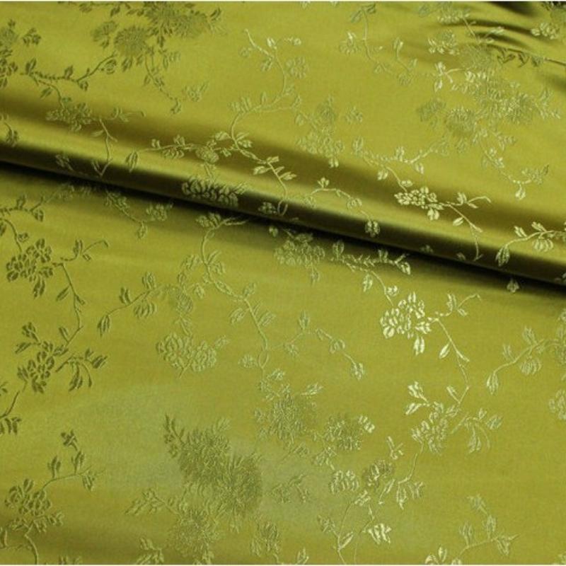 100x75cm Ethnic Southeast Asia Burma Thailand/Chinese Style Florals Jacquard Women s Jacquard Skirt Fabric DIY Sewing Material 100x75cm