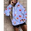 Womens Oversized Hooded Sweatshirt With Botanical Cartoon Print Loose Fit Comfortable Casual Top 2025