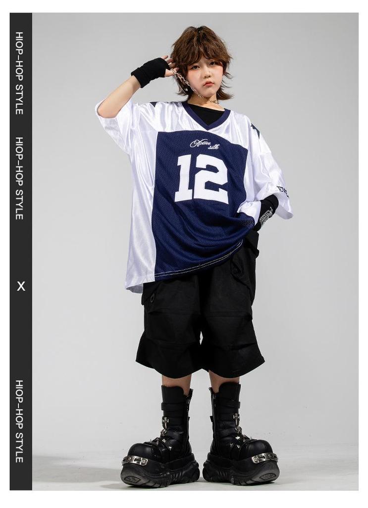 Kids' Silver Hip Hop Dance Costume Set for Boys & Girls