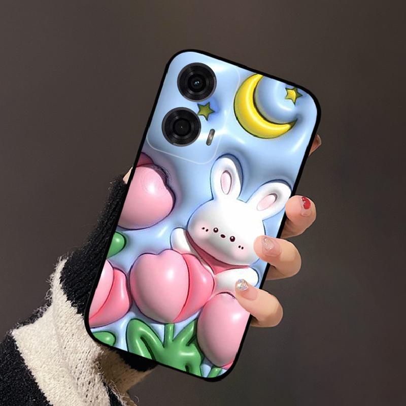 For Moto G34 G45 5G Case G04 G04s G24 Power 4G Shockproof Soft Silicone TPU Cover For Motorola Moto E14 Phone Protective Fundas