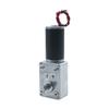 DC12V 24V Powerful Torque Gearmotor Metal Turbo Worm Gearbox Type-D Shaft Reversed Low Speed 70kg.cm Self-Lock Worm Gear Motor
