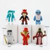 6pcs/set Steal A Brainrot Cute Figurine No.9 House Anime Figure Toy Game Peripherials Dolls Anime Toys Christmas Lovely Gifts