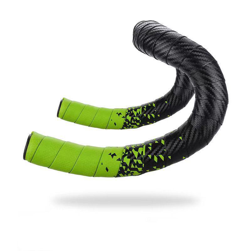 Carbon Fiber Pattern Road Bike Handlebar Tape - Bicycle Accessories for Folding, Road, and Fixed Gear Bikes