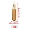 Sinkers For Fishing Lines Copper Drop Shot Weights Water Drop Sinkers Practical Saltwater Fishing Sinkers Fishing Supplies Tool