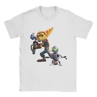 Męskie Damskie Koszulka Ratchet And Clank 100% Bawełna Koszulki z Nadrukiem Odzież Stroje