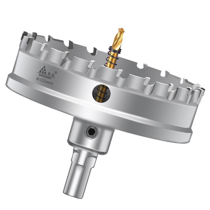 Green Forest Multifunktionaler Edelstahl-Bohrer zum Aufweiten und Stanzen von Metall