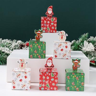 New Paper Christmas Gift Box Magic Book Series Multicolor Packaging Paper Boxes Book Designs Biscuit Carrier New Year