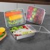 Thick Stainless Steel Tray Towel Plate Tiramisu Dish Cold Dish Square Plate Food Storage Box Prep Plate