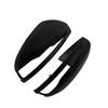 2PCS Car Side Rearview Mirror Cover ABS Carbon Fiber/ Glossy Black for Mercedes-Benz C Class W205 A205 C205 V205 S205 2014-