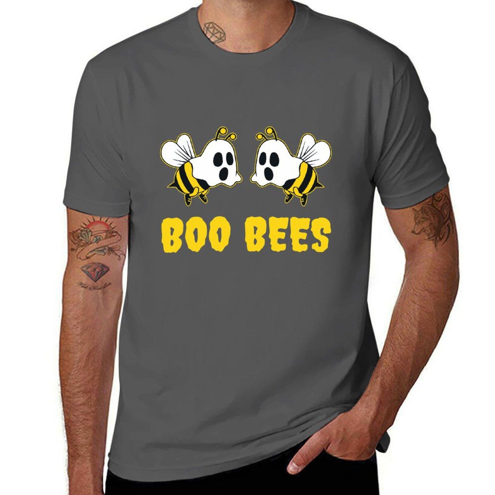 

Boo Bees Couples Funny Halloween Costume T-Shirt t shirts for man cotton cotton t shirts man 100% T-Shirt 4XL