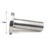 Universal unadjustable 85mm 3.5" /98mm  4'' /110mm 4.5'' Car Stainless Chrome Exhaust Muffler