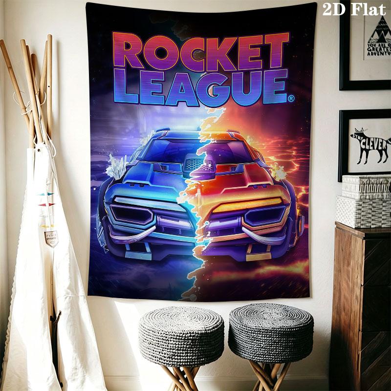 Rocket League Muur Tapijt Esthetisch Wandkleed Bedrukt Stof Deken Decoratieve Tapijten voor Slaapkamer Woonkamer Huisdecoratie