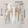 2pcs European Palace Art Deco Print Curtains – for Bedroom   Living Room   Kitchen & Home Decor