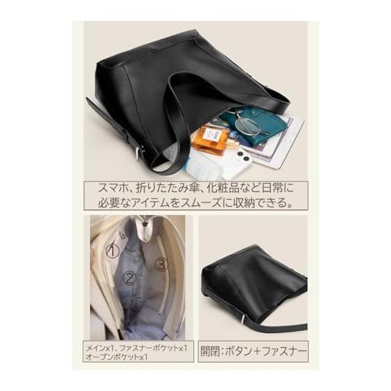 Shoulder Bag for Women, Shoulder Bag, Crossbody Bag, Simple, Commuting Bag, Bucket Bag, Stylish, Lightweight, PU Leather CC2311