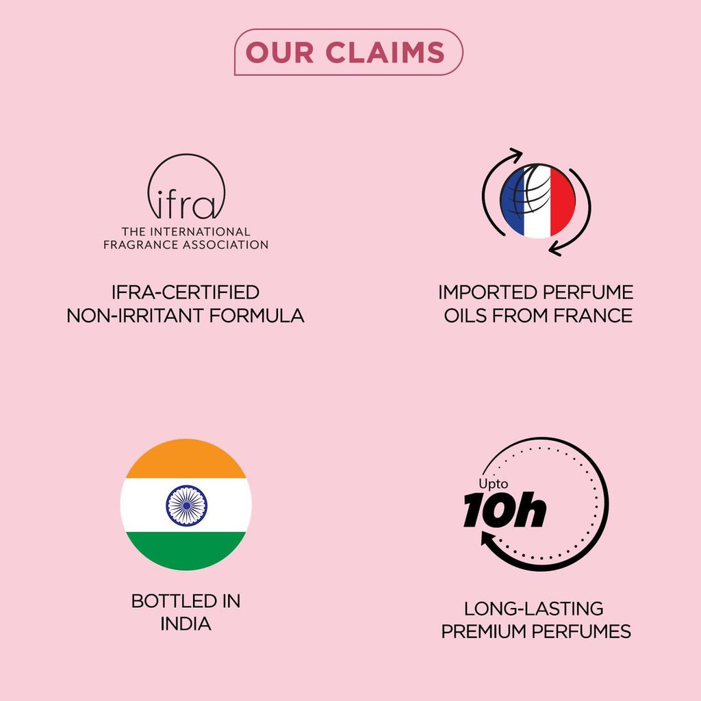 Bella Vita Luxury Rose Woman Eau De Parfum Perfume for Women with Black Currant, Vanilla, Jasmine|