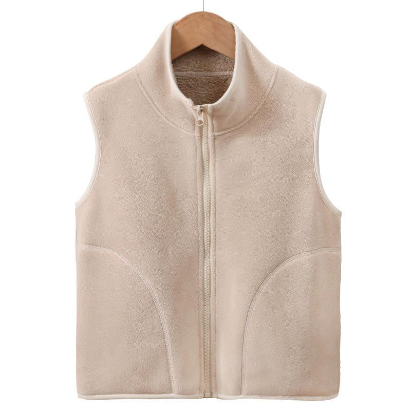 Children's Winter Jacket 2024 Fleece Thick Warm Teenage Boys Girls Vest Autumn Outerwear Casual Coats 15 16 17 Years Waistcoats