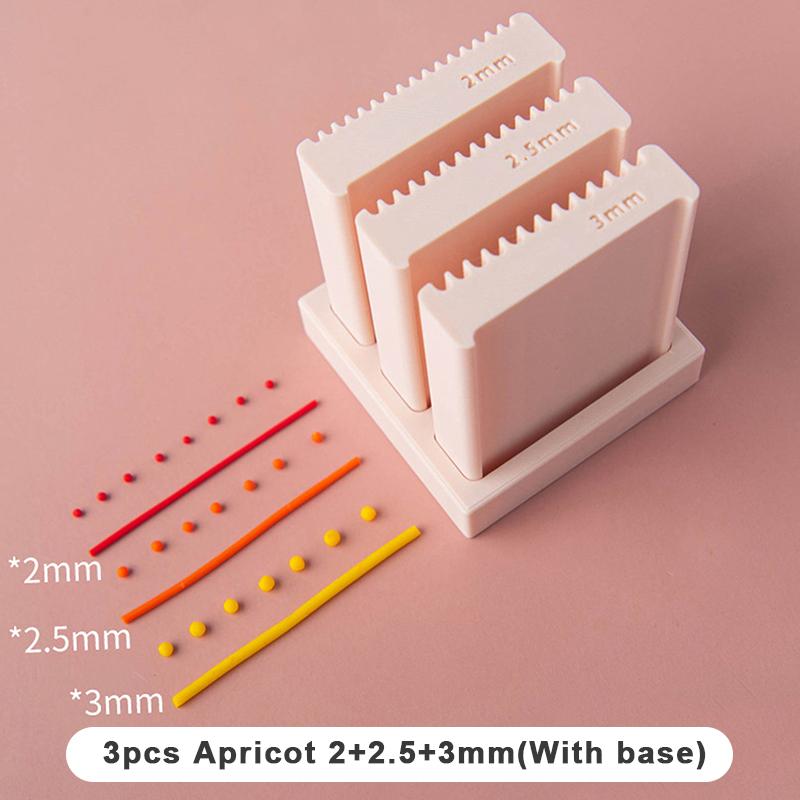 1/4Pcs Pottery Hand Rolling Shaping Maker 2-In-1 Rubbing Strip Soft Ball Mold For Clay Bead Diy Jewelry Earring Handmade Craft