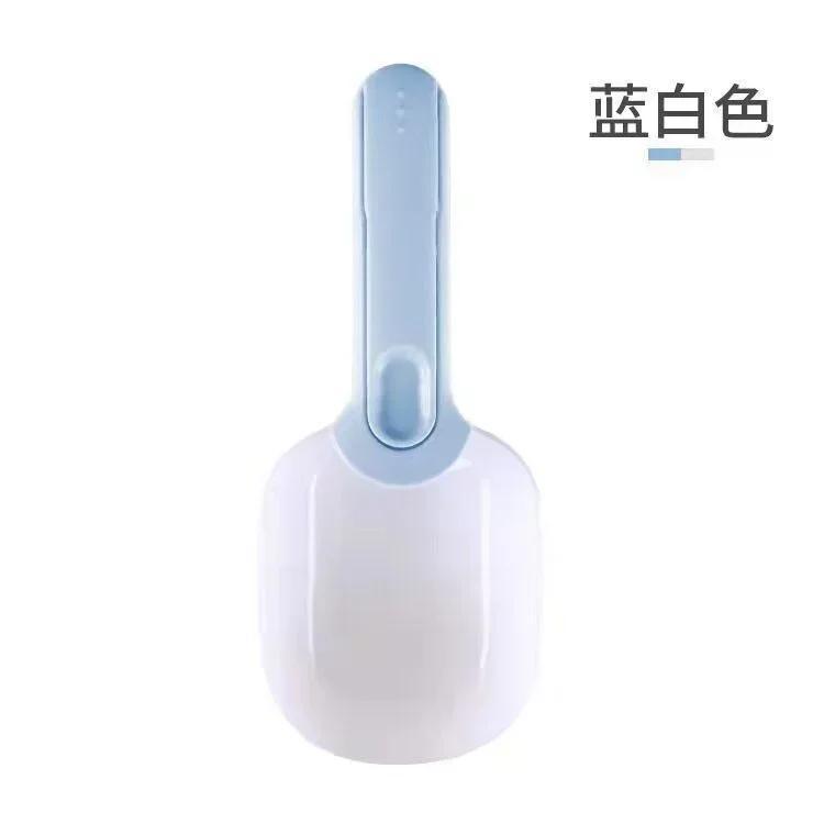 

1 Pcs New Cat Food Dog Food Spoon Pet Supplies With Handle Food Spoon Dog Utensils Pet Supplies Blue white