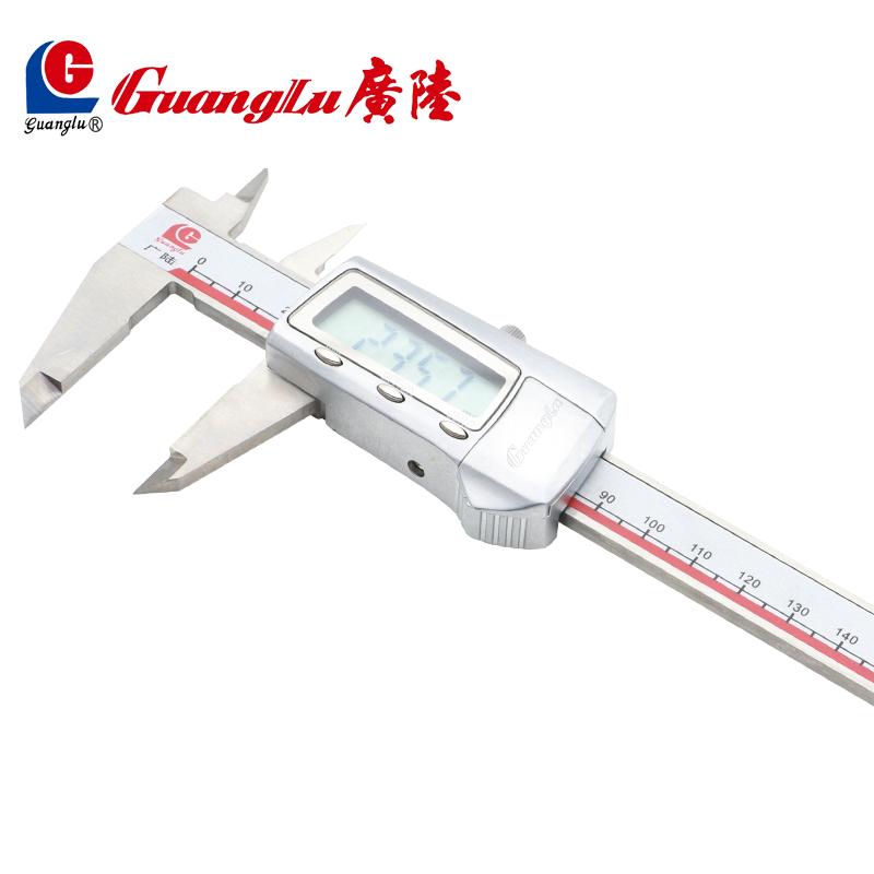 Guanglu 3V 0-300mm Stainless Steel Digital Vernier Caliper 0.1mm Resolution +/-0.01mm Accuracy Quenched Steel 1 Year Warranty