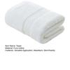 Toalha de Banho Macia e Absorvente de Terry de Algodão, Pano de Rosto, Amigo da Pele, Cor Sólida, Jacquard, para Casa