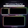 RGB Glowing Cartoon Gaming Mouse Pad - Thick, Non-Slip LED Desk Mat