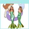 Elegant Adult Mermaid Costume Cosplay For Halloween Womens Party Outfit